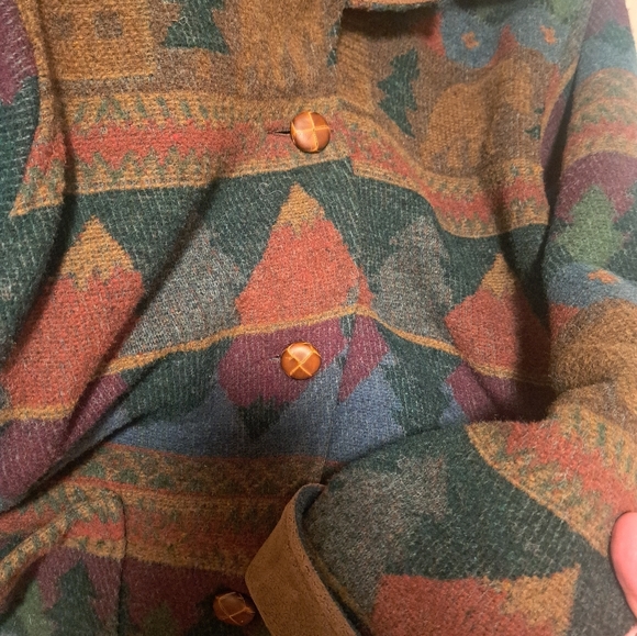 Vintage Blanket Duster Coat - Picture 4 of 6